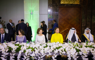 Silvia de Suède, Rania de Jordanie, Rym de Jordanie au gala de Mentor Arabia à Amman